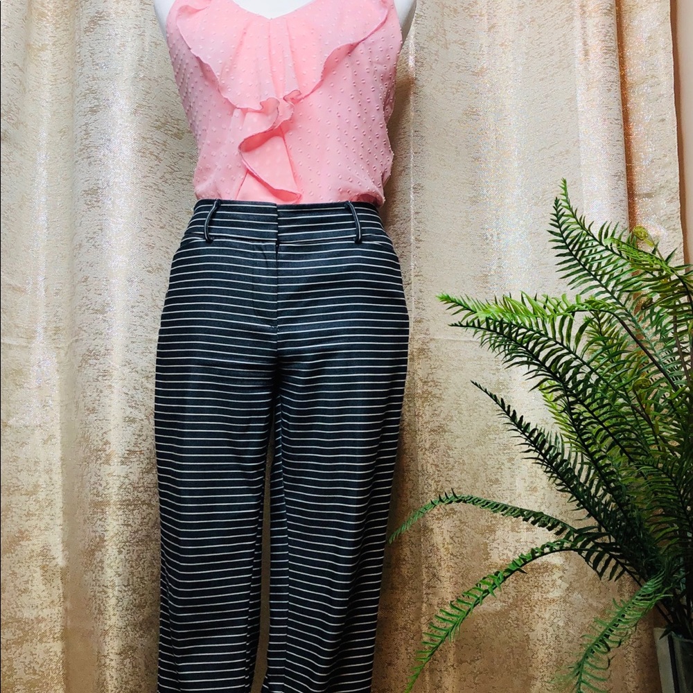 Loft stripped capris